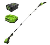 Greenworks 60V 10" Brushless Cordless Pole Saw, 14.5 Ft. Reach, 2.0Ah Battery & Charger
