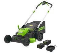 Greenworks 60V 61cm Dual Deck Cordless Self Propelled Lawnmower Kit