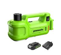 Greenworks G24JACKK2 Cordless Battery Jack 24V 3T Electric Hydraulic Lifting Height: 6-1/8"-17-1/2" (155-445mm) Universal with 2Ah Battery and Charger