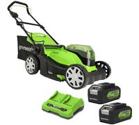 Greenworks G24X2LM41 48v Cordless Rotary Lawnmower 410mm