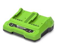 Greenworks G24X2UC4 24v Cordless Fast Twin Li-ion Battery Charger