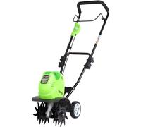Greenworks G40TL Cordless Cultivator, Front Tine Tiller Rotavator, 25cm Working Width, 13cm Tilling Depth WITHOUT 40V Battery and Charger, 3 Year Guarantee