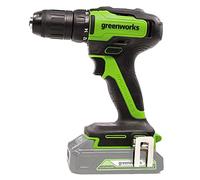 Greenworks cordless and drill screwdriver GD24DD35 (Li-Ion 24V 35 N.m torque 1450 rpm 13mm shaft diameter powerful brushless motor without battery and