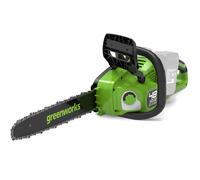 Greenworks GD24X2CS36 48v Cordless Brushless Chainsaw 360mm No Batteries No Battery Charger