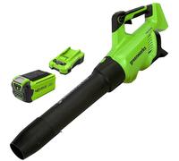 Greenworks GD40ABII 40v Cordless Axial Leaf Blower 1 x 2ah Li-ion Charger