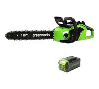 Greenworks GD40CS18 40v Cordless Brushless Chainsaw 400mm