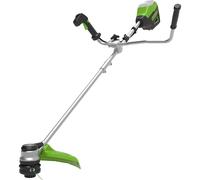 Greenworks GD60BCB 60v Cordless Brushless Grass Trimmer with Bike Handle No Batteries No Charger