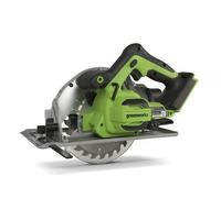 Greenworks GD24KS Cordless Circular Saw, 4500RPM, 185cm Blade, 64mm Cutting Depth, PLUS 24V Battery & Charger, 3 Year Guarantee