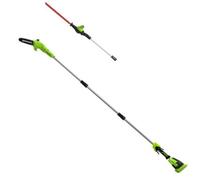 Greenworks Greenworks GWGD40PSHK4 40V Long Reach Hedge & Polesaw with 4Ah Battery & Charger
