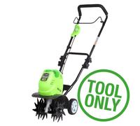 Greenworks G40TL Cordless Cultivator, Front Tine Tiller Rotavator, 25cm Working Width, 13cm Tilling Depth WITHOUT 40V Battery and Charger, 3 Year Guarantee