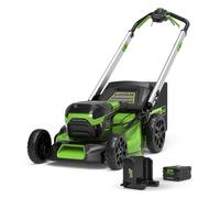 Greenworks GD60LM46SP 60v Cordless Self Propelled Brushless Rotary Lawnmower 460mm 1 x 4ah Li-ion Charger