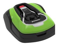 Greenworks OPTIMOW 15 24v Cordless Robotic Lawnmower 1 x 2ah Integrated Li-ion Battery Charger