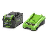 Greenworks GWGSK40B4 40v Cordless Battery 4ah and Standard Charger 4ah