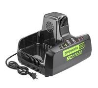 Greenworks PRO 80V 8A Dual Port Rapid Charger | Genuine Battery Charger | Compatible Tools with 75 80V Tools