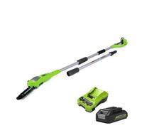 Greenworks G24PSK2 Cordless 24v Pole Saw with Battery