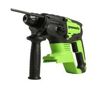 Greenworks 24V Brushless Rotary Hammer Drill Cordless SDS-Plus Heavy Duty 4-Mode Selector Anti-Vibration Handle Built-in LED Light Impact Energy 1.2 Joule Tool Only