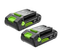 Greenworks TwinPack 24V 2Ah High Power USB-C Battery suitable for all 200+ Greenworks 24V devices, 2-year warranty - K2D4NNA