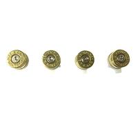 Greenzone Brass Bullet Action Buttons - Custom Made Mod Kit Compatible with Sony PlayStation 5 PS5 Controller