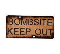 Greenzone ® Children's Army Military Themed Bombsite Keep Out Wooden Door/Wall Plaque Sign