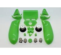 Greenzone ® Nickel ABXY Bullet Buttons, Thumbs & Green Mod Kit Compatible with Xbox One model 1537 (UK Company)