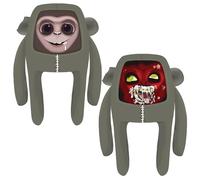GREEPLINGZ® GREEPY® BUM, Rabid Rhesus- Fun Horror Plush with Dual Souls & Lenticular Face Creepy-Cute Collectable Characters Eeries 1