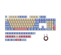 Greethga 132 PBT Keycaps Dye-Sublimation Key Caps XDA Keycap Set for Mechanical Keyboard