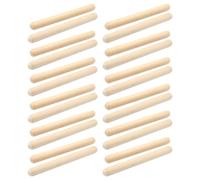 Greethga 24 Pieces of Musical Learning Aids for Children Rhythmic Drum Sticks Set for Orff Percussion Instruments