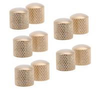 Greethga Gold Metal Dome Guitar Volume Knob Electric Guitar Bass Potentiometer Control Knob (Without Hole)