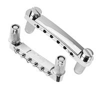 Greethga String Saddle Tune-O- Bridge and Tailpiece with Studs for Electric Guitar Replacement Parts GB LP Style