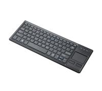 Greethga Ultra Slim Mini Compact Touch Keyboard with HUB Function Wired Touch Keyboard