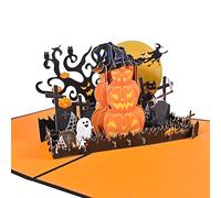 GREETING ART Halloween Cards - Pop Up, Pumpkin, Happy & Birthday Cards for Kids, Son & Daughter