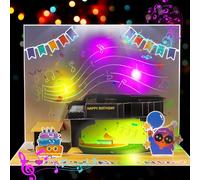GREETING ART Musical Birthday Cards, Piano Birthday Card With Music and Light, 3D Piano Card, Piano Greeting Cards for Men Women Kids