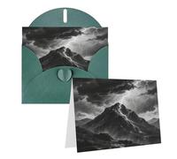 Greeting Black And White Mountain Blank Greetings Card With Envelopes Thank You Cards Note Cards All Occasion Cards For Christmas Holidays Birthday Graduation Anniversaries