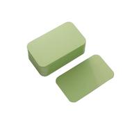 Greeting Card 100/50/20PCS Color Kraft Paper Card Retro Double Sided Word DIY Postcard Greeting Invitation Note Message(Green,50pcs)