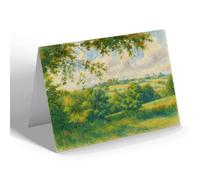 GREETING CARD - A Glimpse Of the Hare & Hounds, Sidbury - Vintage Art Style