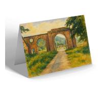 GREETING CARD - A Peep from the Avenue, Inveraray - Vintage Art Style