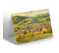 GREETING CARD - Aberfeldy. Looking North - Vintage Art Style