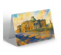 GREETING CARD - Ayr. County Buildings looking North West - Vintage Art Style