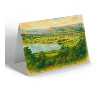 GREETING CARD - Bala & Lake - Vintage Art Style