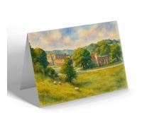 GREETING CARD - Barrow-in-Furness. Abbey, General View - Vintage Art Style