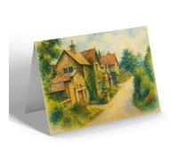 GREETING CARD - Beechwood Court, Conway - Vintage Art Style