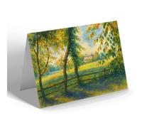 GREETING CARD - Beechwood Park, Newport, Mon. - Vintage Art Style