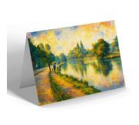 GREETING CARD - Birmingham. Cannon Hill Park (c) - Vintage Art Style