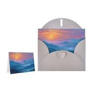 Greeting Card Blank Note Cards with Envelope Folded Message Keepsake Design
