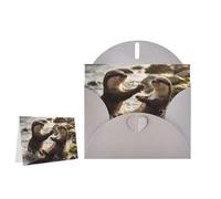 Greeting Card Blank Note Cards with Envelope Folded Message Keepsake Design