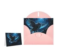Greeting Card Blank Note Cards with Envelope Folded Message Keepsake Design