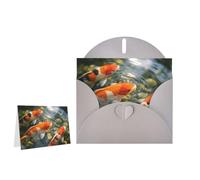 Greeting Card Blank Note Cards with Envelope Folded Message Keepsake Design