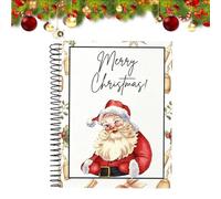 Greeting Card Book 21x14cm Funny Christmas Tree Spiral Bound Booklet