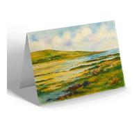 GREETING CARD - Brighouse Bay, Kirkcudbright - Vintage Art Style