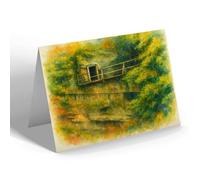 GREETING CARD - Bruce's Cave, Kirkpatrick Fleming - Vintage Art Style